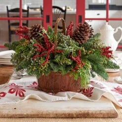 Canella Berry & Cone Table Basket