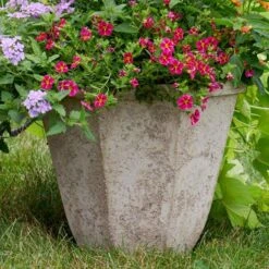 Milano Octagon Planter -Olivia Plants Sales x600 27909