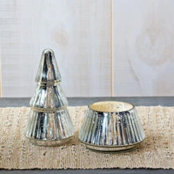 Etched Mercury Glass Balsam & Cedar Tree Candle -Olivia Plants Sales x600 31769