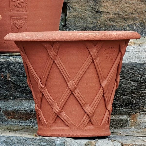 Flared Basket Weave Pot 1 Flared Basket Weave Pot