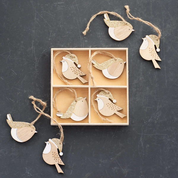 Box Of Jolly Birds Ornament Set 2 Box Of Jolly Birds Ornament Set - Image 2