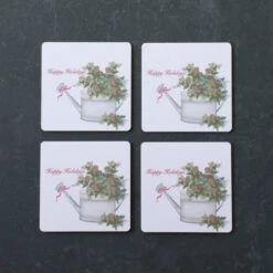In The Garden Holiday Coasters